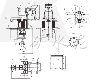 SZT300-Ⅰ/1熟料散裝機技術(shù)參數(shù)及示意圖